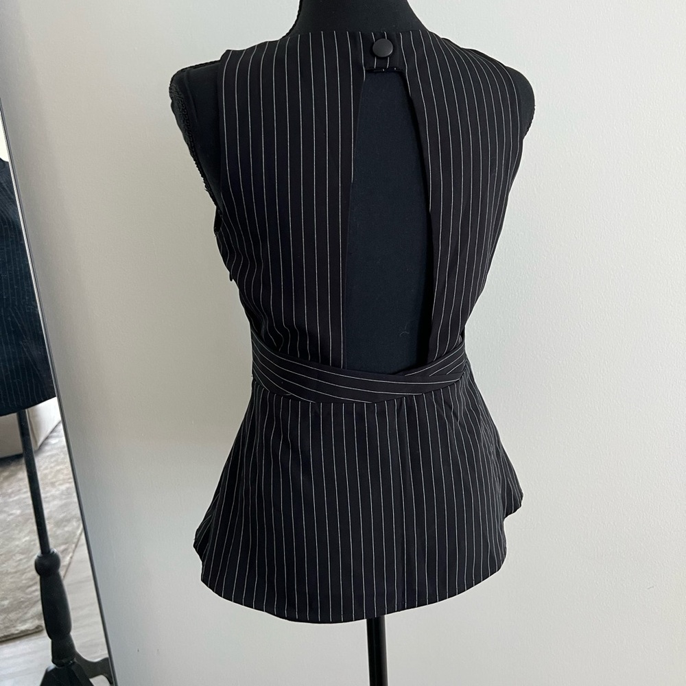 Lulus Dressy Striped Blouse